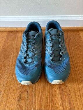 Salomon Blue Teal Women's Trail Running Shoes